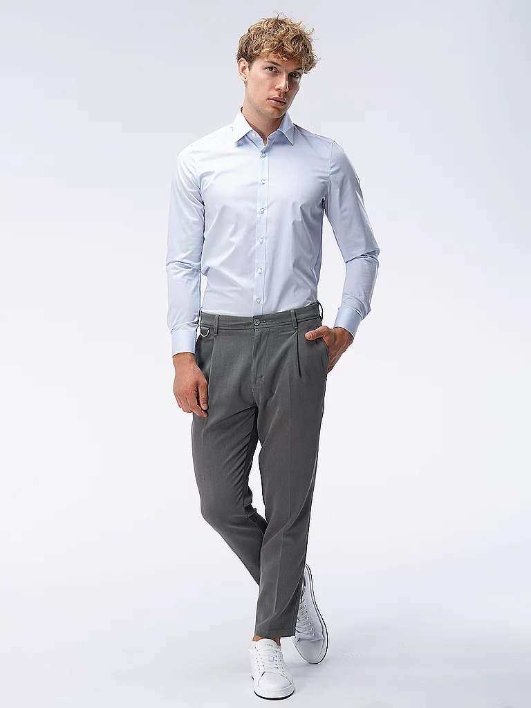 OLYMP Level Five Hemd Body Fit Hellblau 43 5